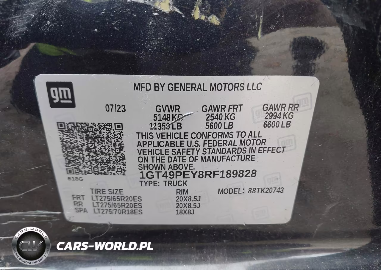 2024 GMC Sierra 2500Hd 4Wd Standard Bed At4 VIN:1GT49PEY8RF189828 - 9