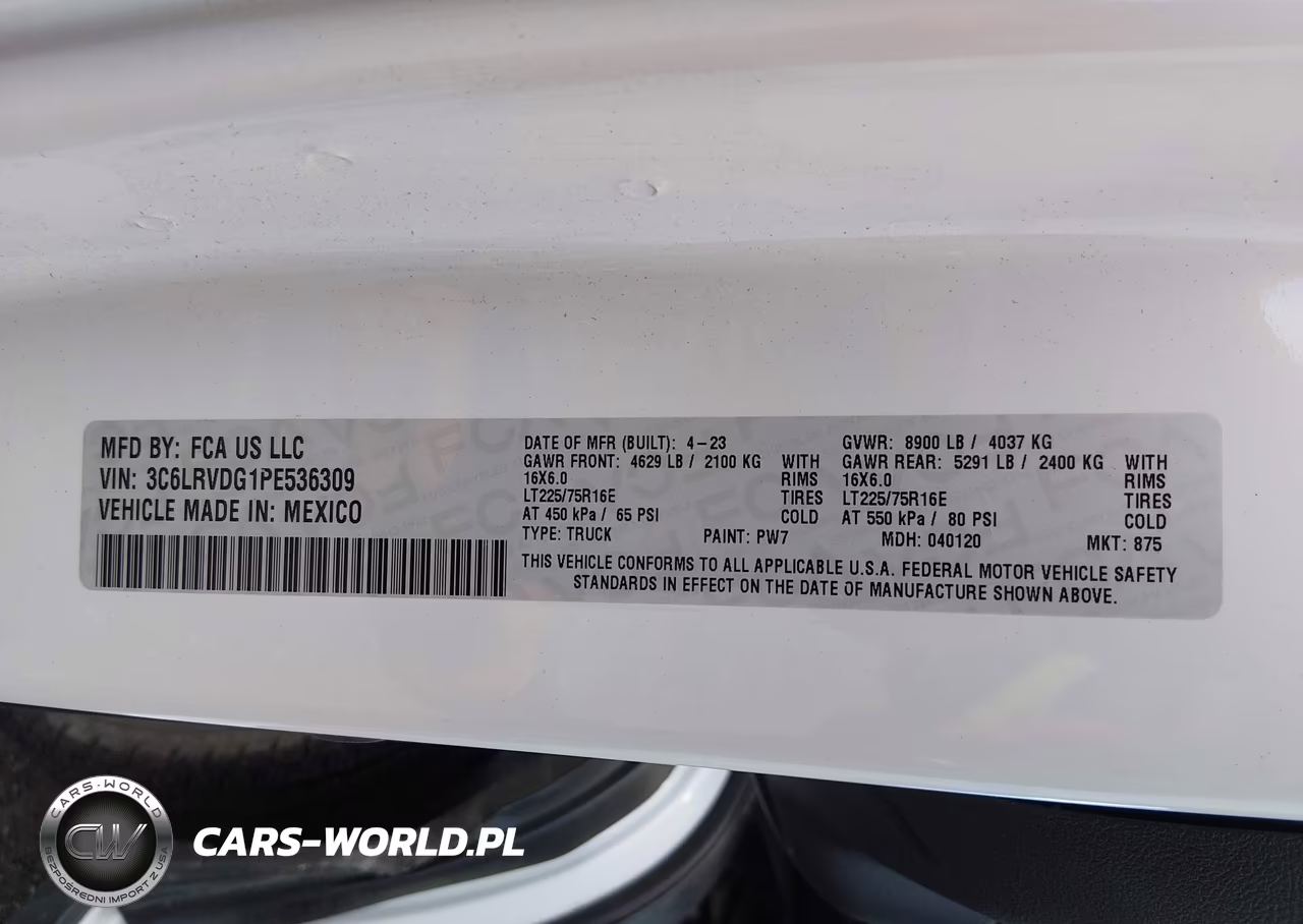 2023 Ram Promaster 2500 High Roof 159 Wb VIN:3C6LRVDG1PE536309 - 9