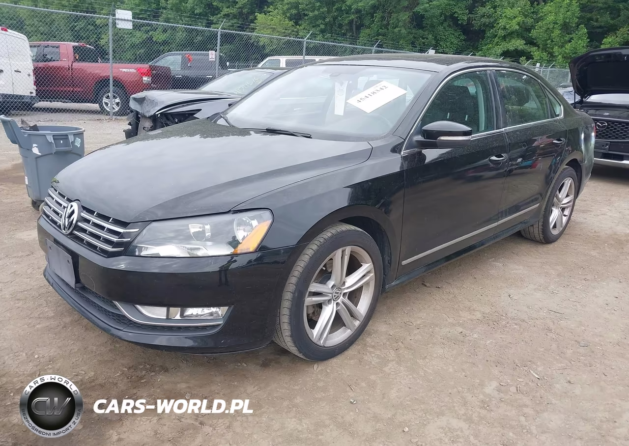 2013 Volkswagen Passat 2.0L Tdi Se VIN:1VWBN7A34DC079167 - 2