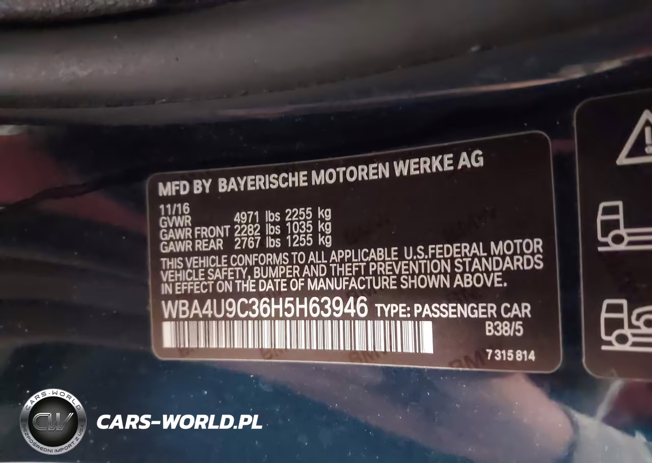 2017 BMW 430I xDrive VIN:WBA4U9C36H5H63946 - 9