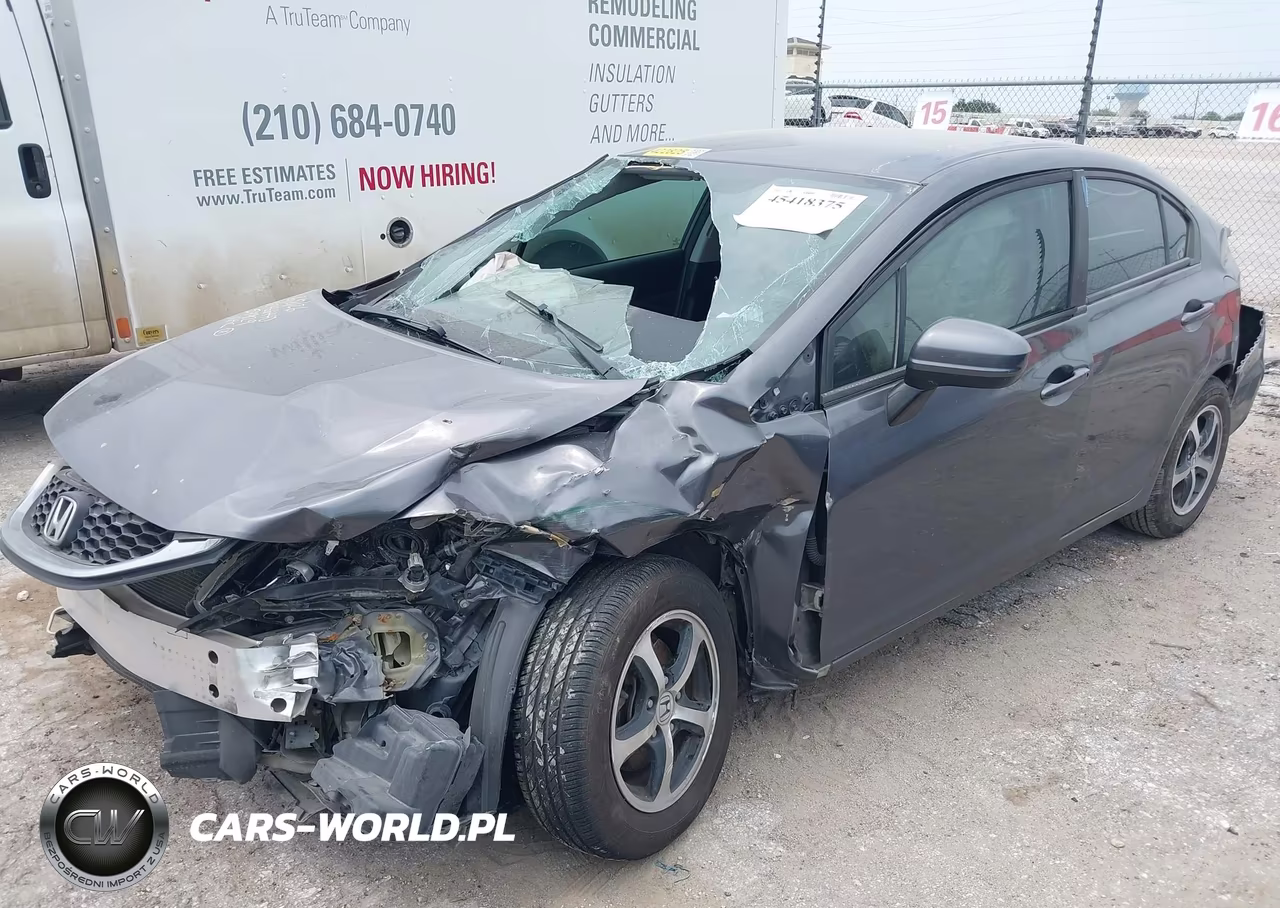 2015 Honda Civic Se VIN:2HGFB2F76FH549129 - 2