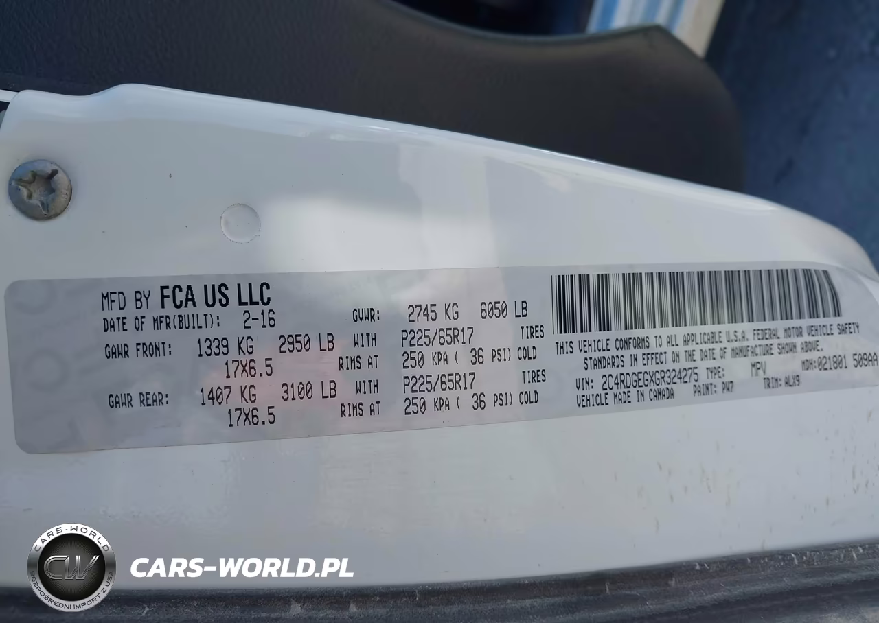 2016 Dodge Grand Caravan R-T VIN:2C4RDGEGXGR324275 - 9