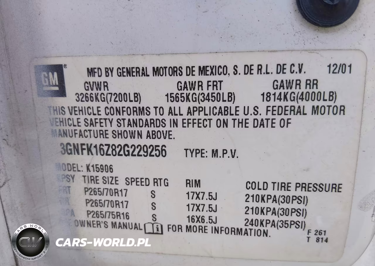 2002 Chevrolet Suburban 1500 Z71 VIN:3GNFK16Z82G229256 - 9