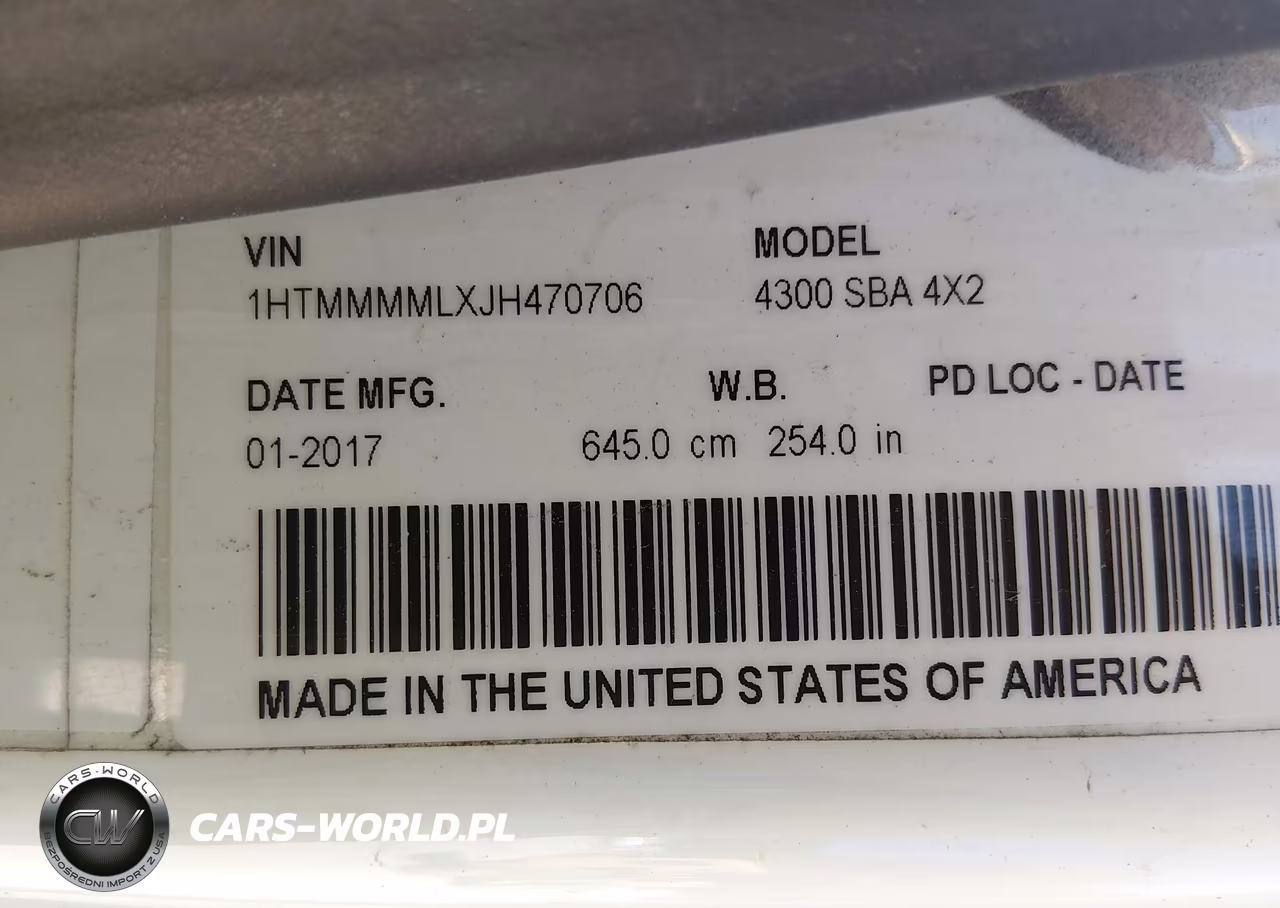 2018 International Durastar 4300 VIN:1HTMMMMLXJH470706 - 8