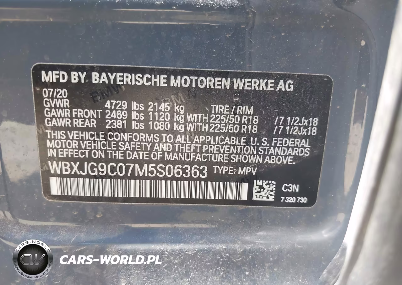 2021 BMW X1 xDrive28I VIN:WBXJG9C07M5S06363 - 9