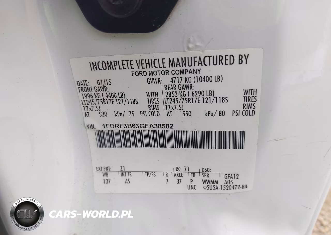 2016 Ford F-350 Xl-Xlt VIN:1FDRF3B63GEA38582 - 9