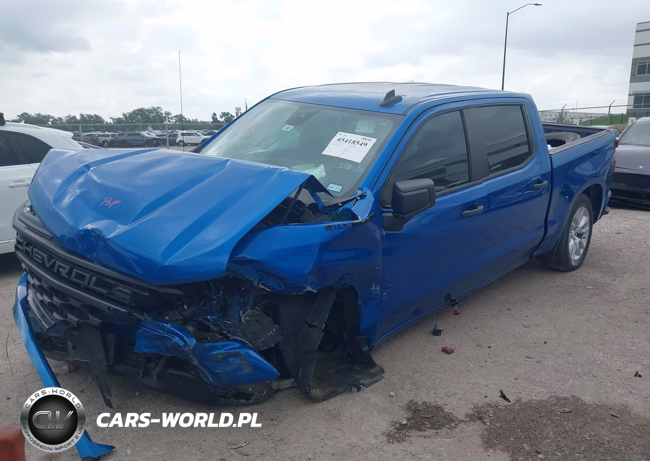 2023 Chevrolet Silverado 1500 2Wd Short Bed Custom VIN:3GCPABEK8PG229629 - 2