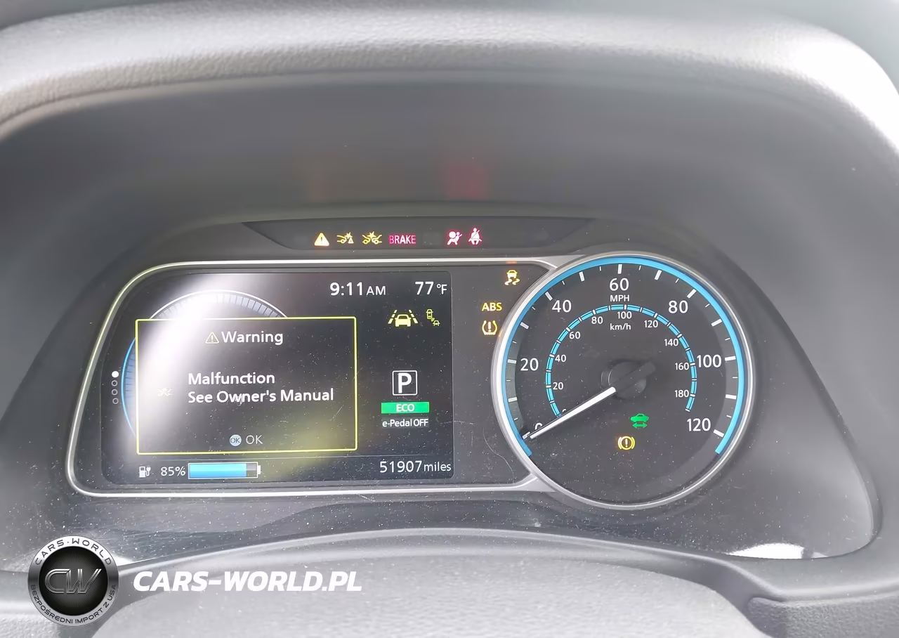 2021 Nissan Leaf Sl Plus 62 Kwh VIN:1N4BZ1DV8MC554276 - 7