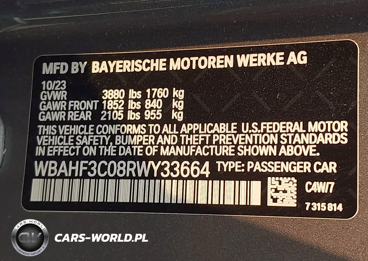 2024 BMW Z4 Sdrive30I VIN:WBAHF3C08RWY33664 - 9
