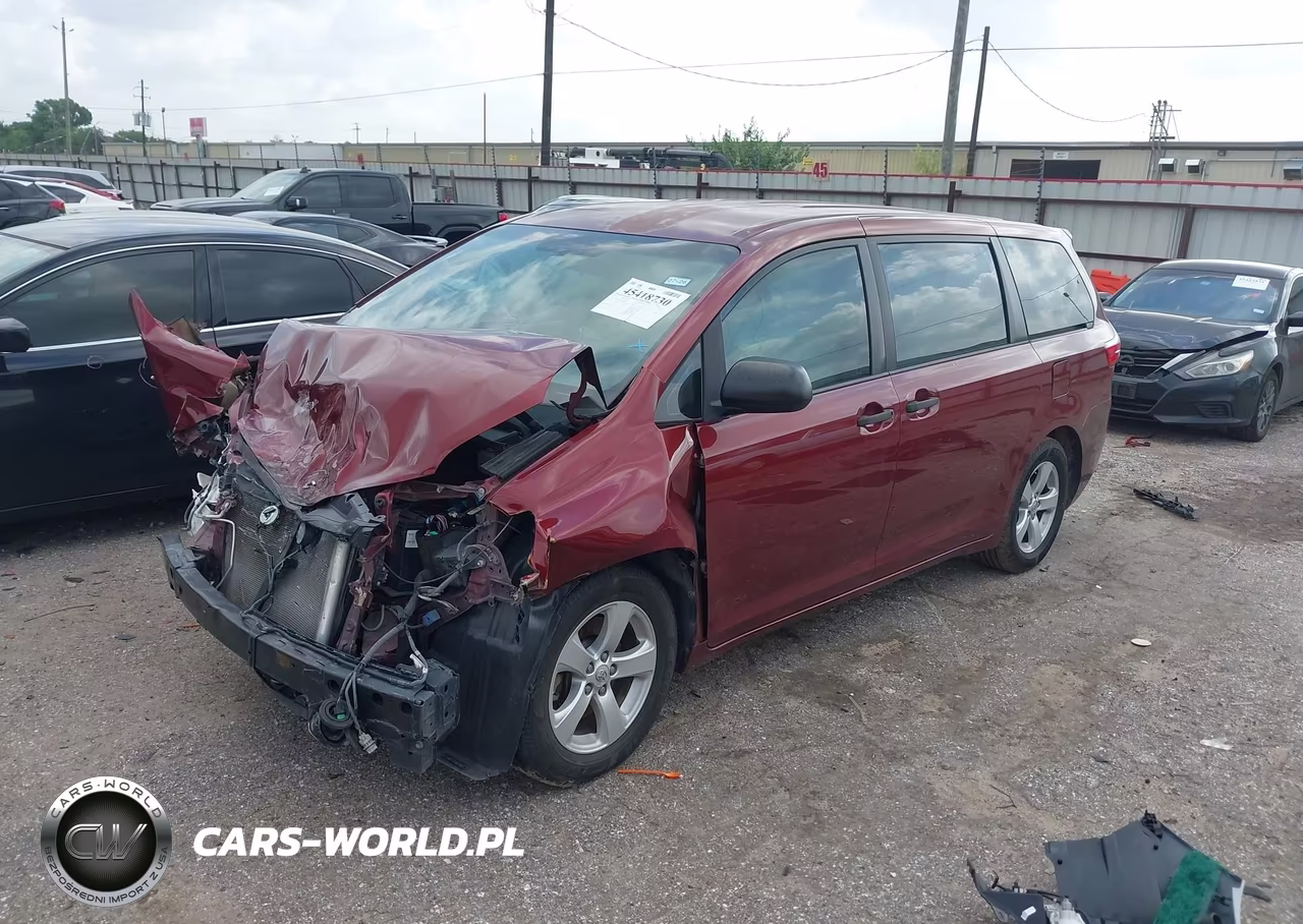 2015 Toyota Sienna L 7 Passenger VIN:5TDZK3DC2FS586097 - 2