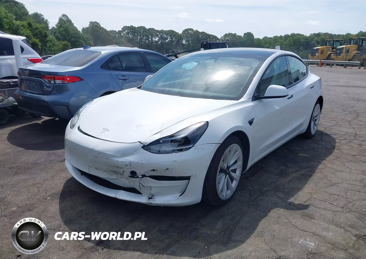 2021 Tesla Model 3 Long Range VIN:5YJ3E1EB1MF035443 - 2
