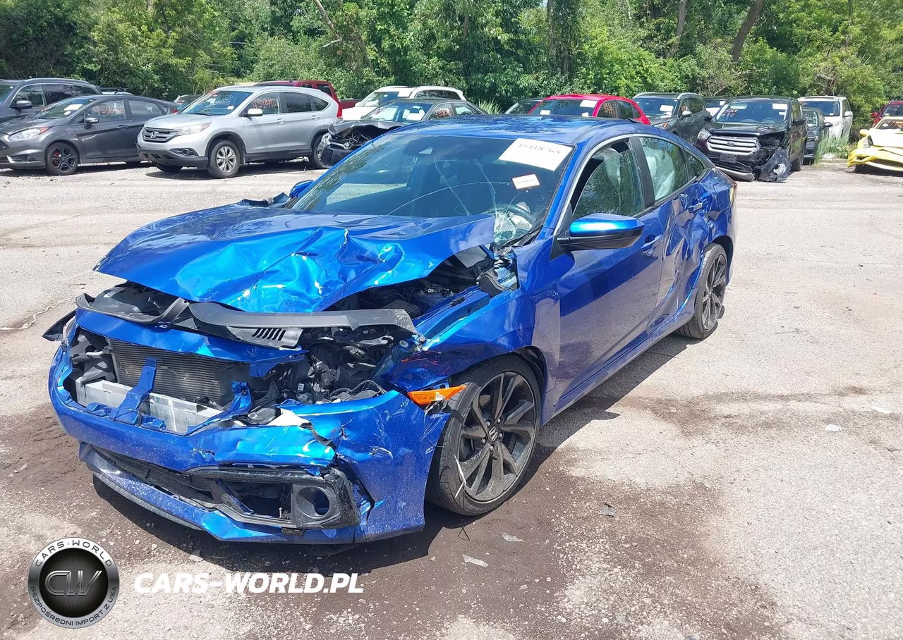 2021 Honda Civic Sport VIN:19XFC2F83ME000582 - 2