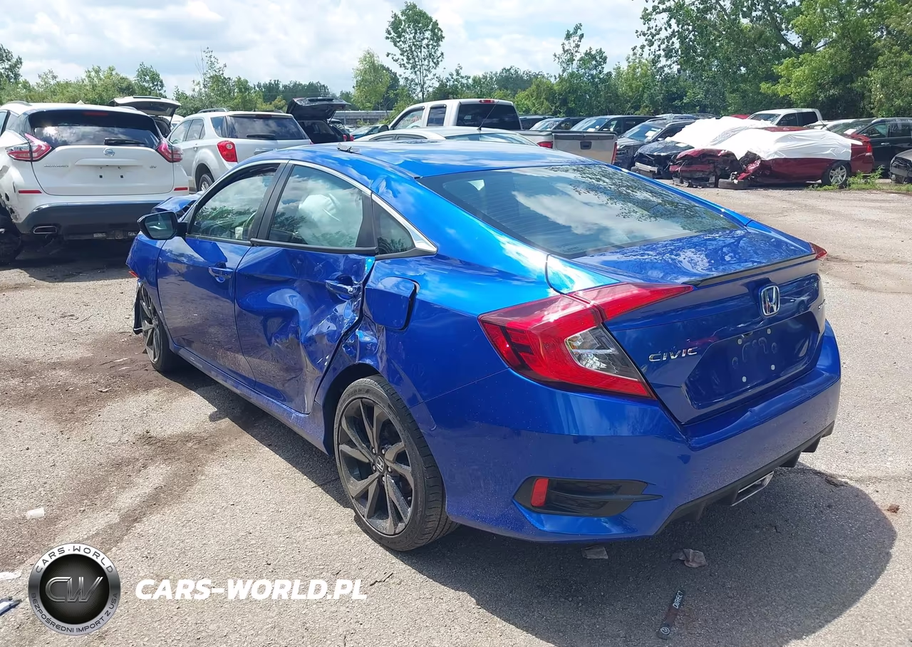2021 Honda Civic Sport VIN:19XFC2F83ME000582 - 3
