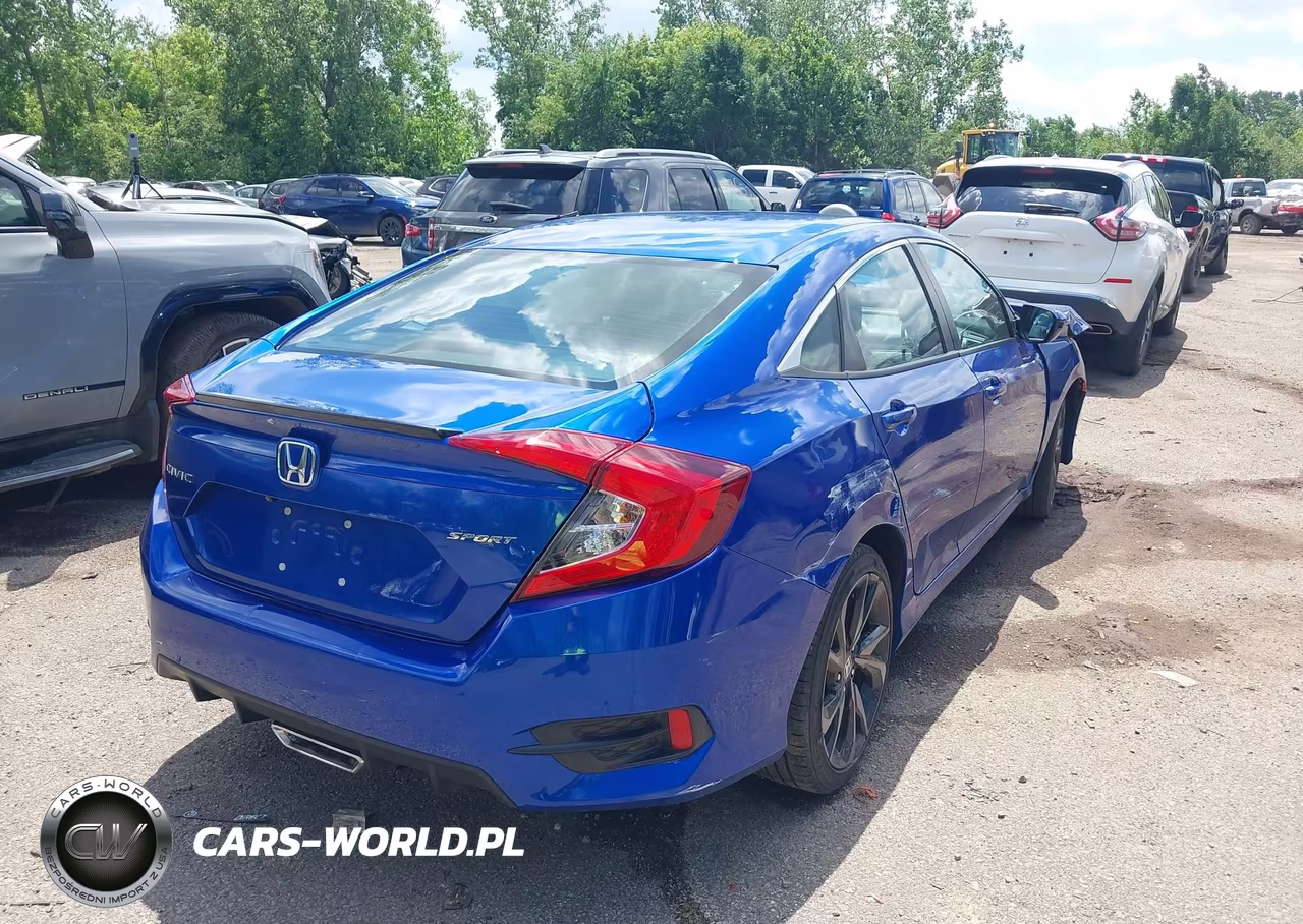 2021 Honda Civic Sport VIN:19XFC2F83ME000582 - 4
