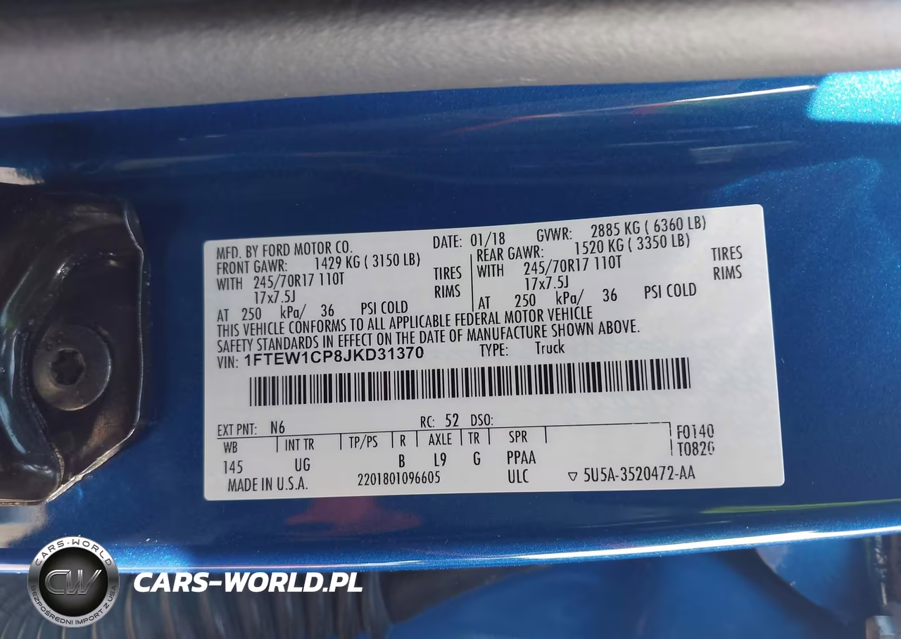 2018 Ford F-150 Xlt VIN:1FTEW1CP8JKD31370 - 9