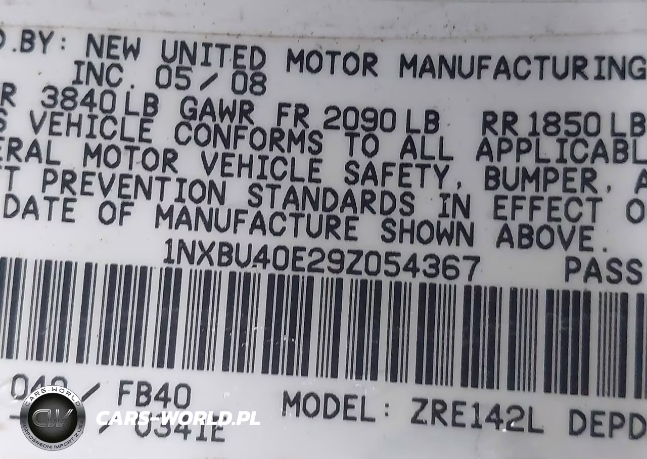 2009 Toyota Corolla Le VIN:1NXBU40E29Z054367 - 9