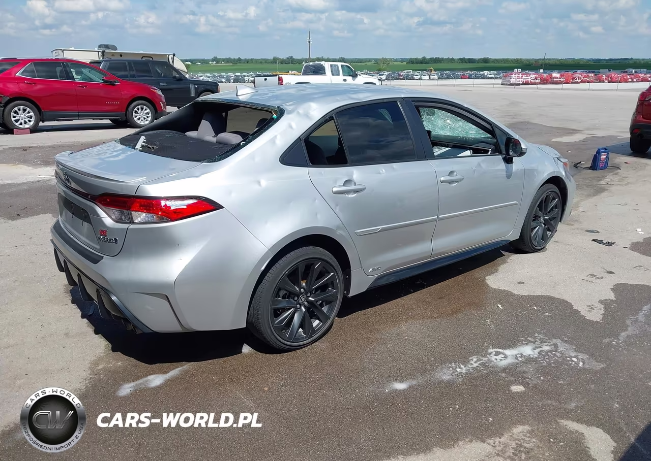 2023 Toyota Corolla Hybrid Se VIN:JTDBDMHE0PJ000640 - 4
