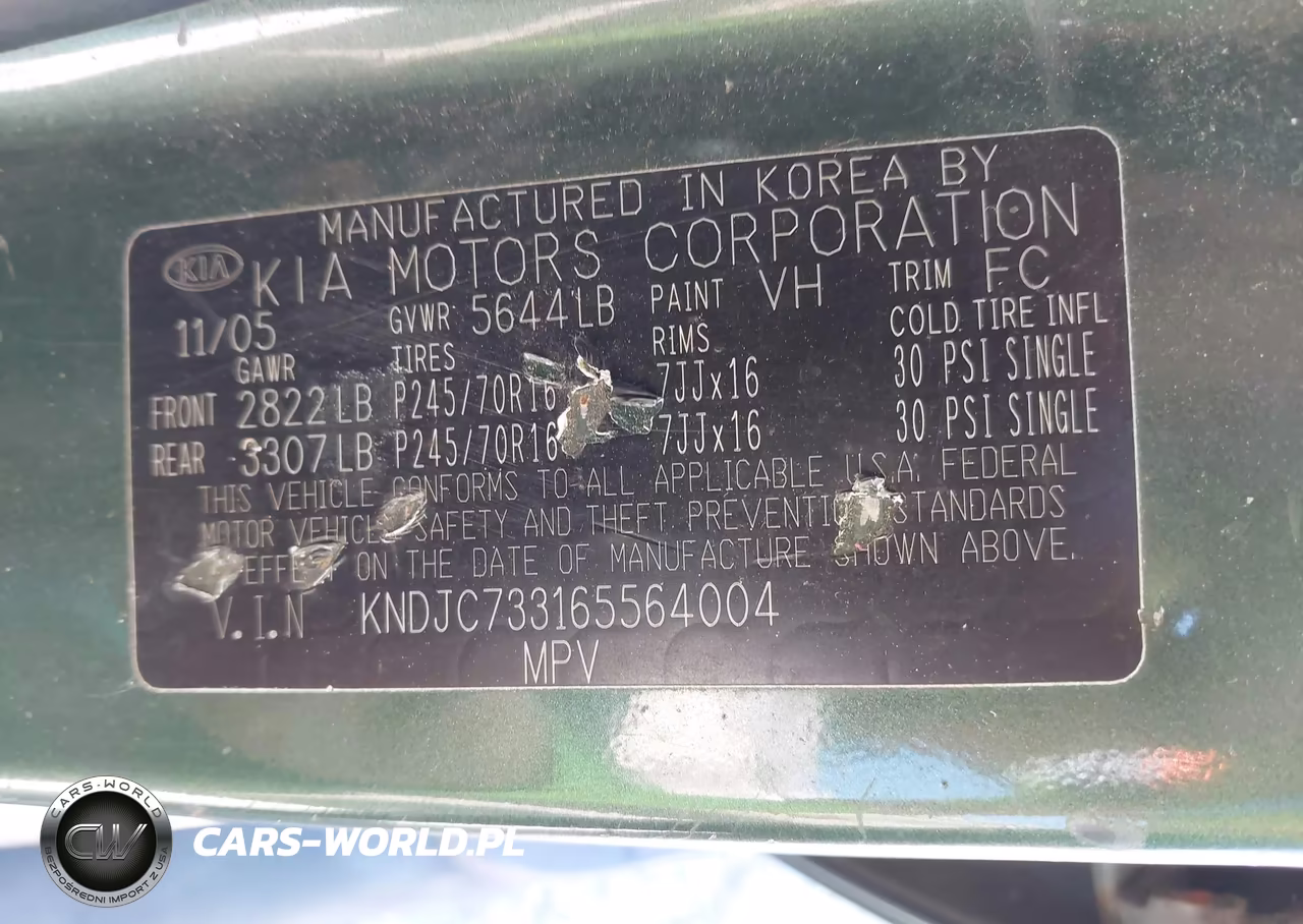 2006 Kia Sorento Ex-Lx VIN:KNDJC733165564004 - 9