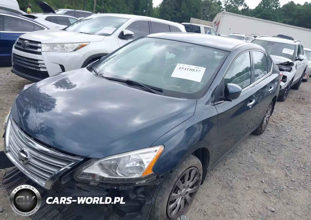 2014 Nissan Sentra Sv VIN:3N1AB7AP2EL620607 - 2