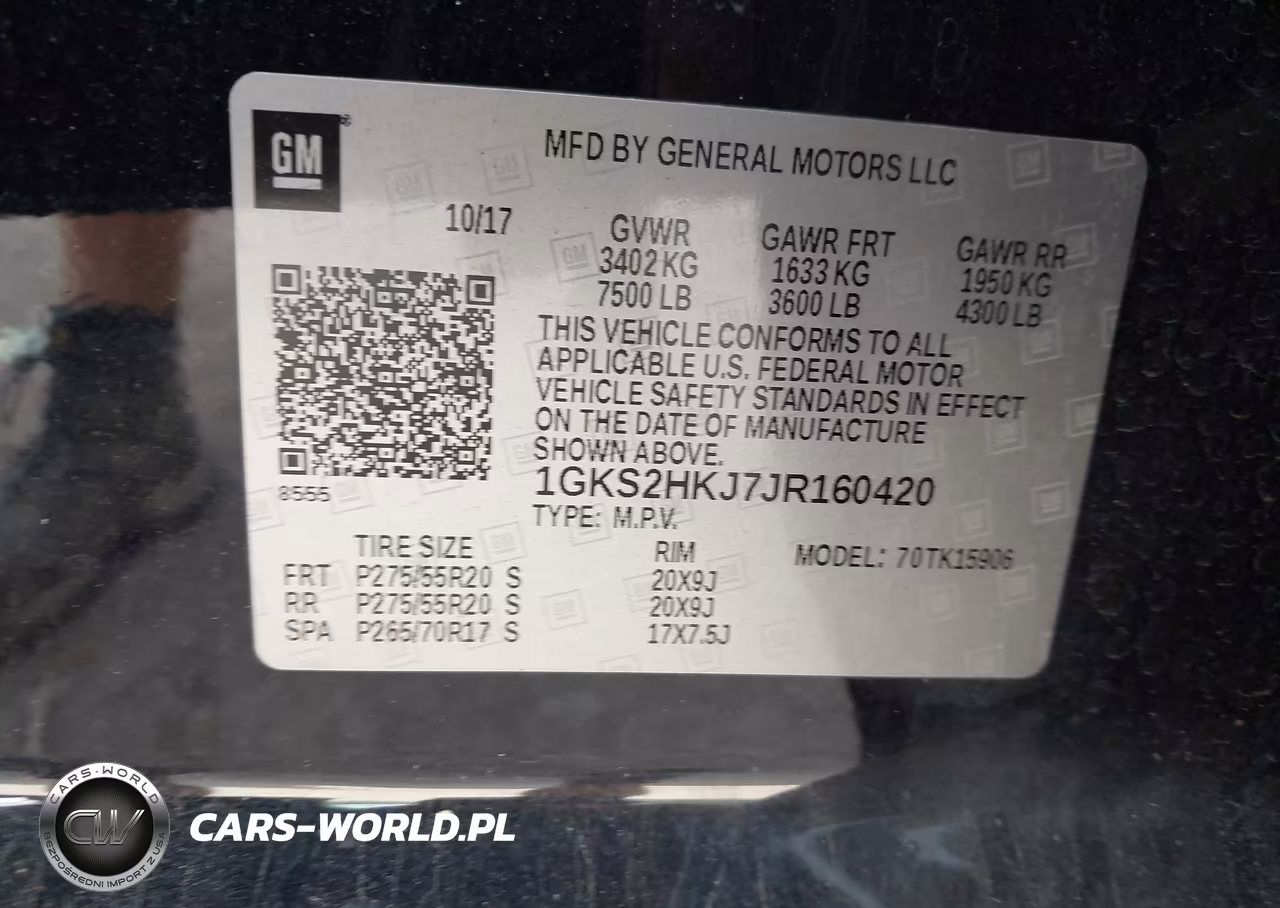 2018 GMC Yukon Xl Denali VIN:1GKS2HKJ7JR160420 - 9