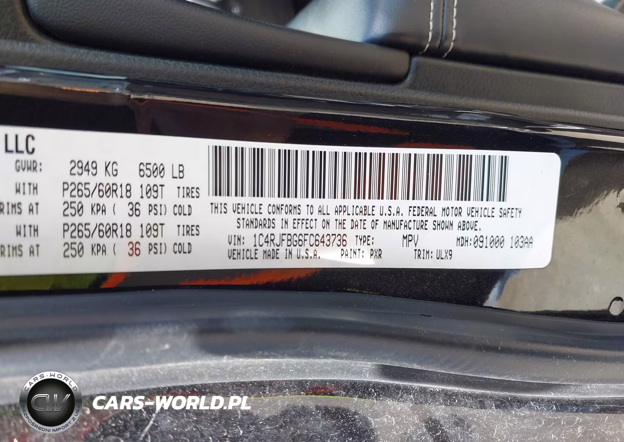 2015 Jeep Grand Cherokee Limited VIN:1C4RJFBG6FC643736 - 9