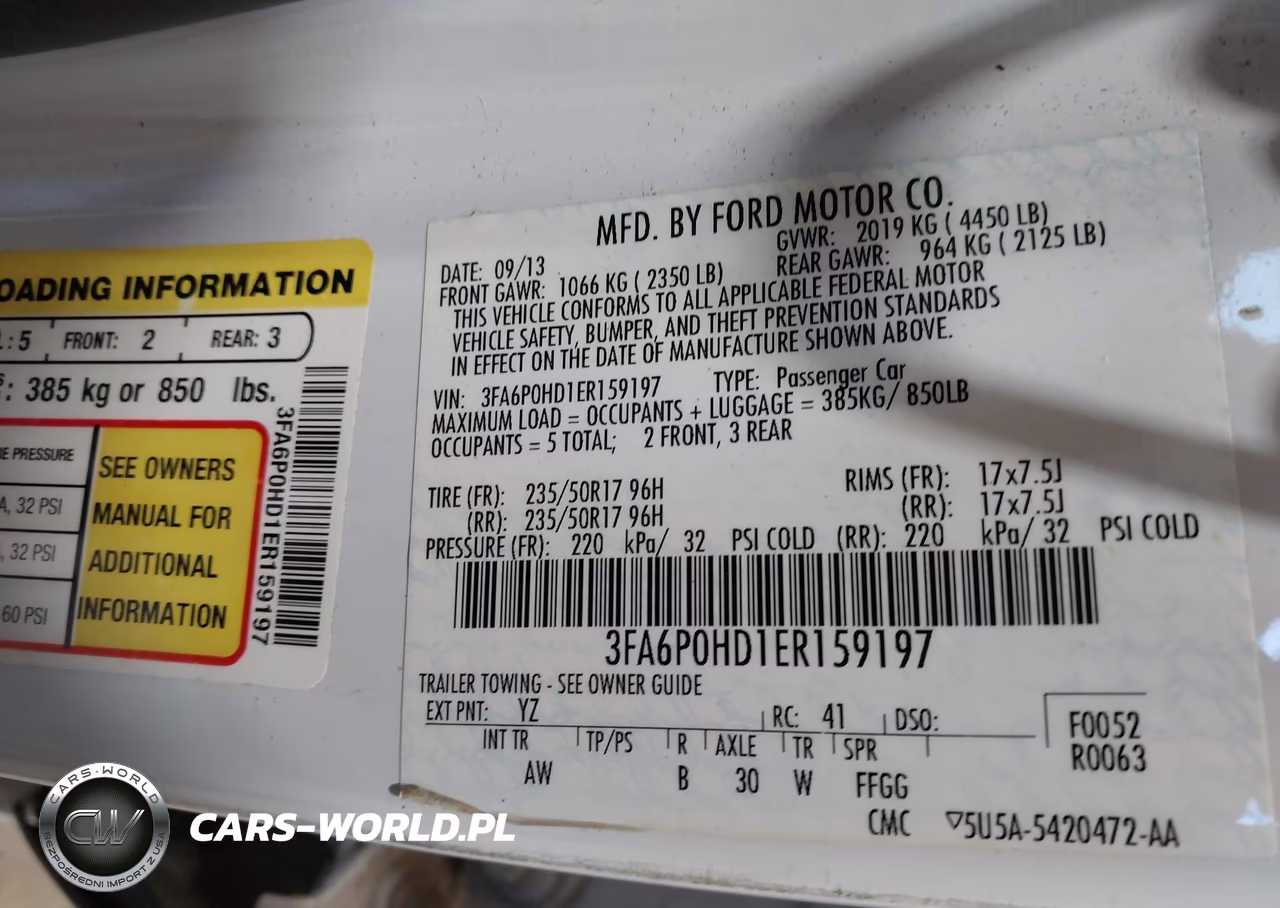 2014 Ford Fusion Se VIN:3FA6P0HD1ER159197 - 9