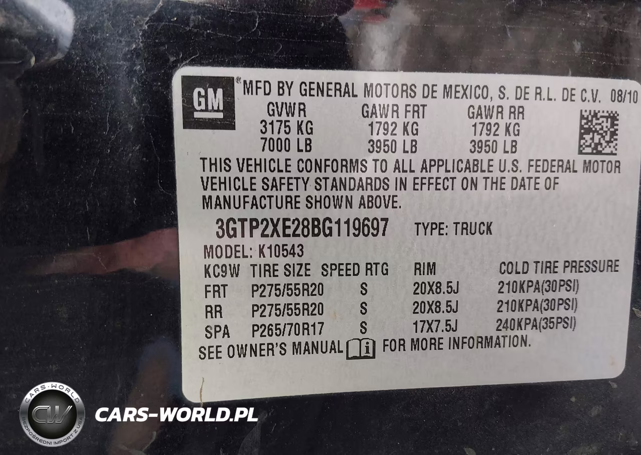 2011 GMC Sierra 1500 Denali VIN:3GTP2XE28BG119697 - 9