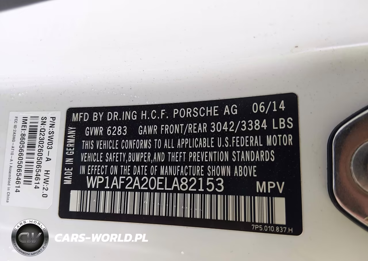 2014 Porsche Cayenne Diesel VIN:WP1AF2A20ELA82153 - 9