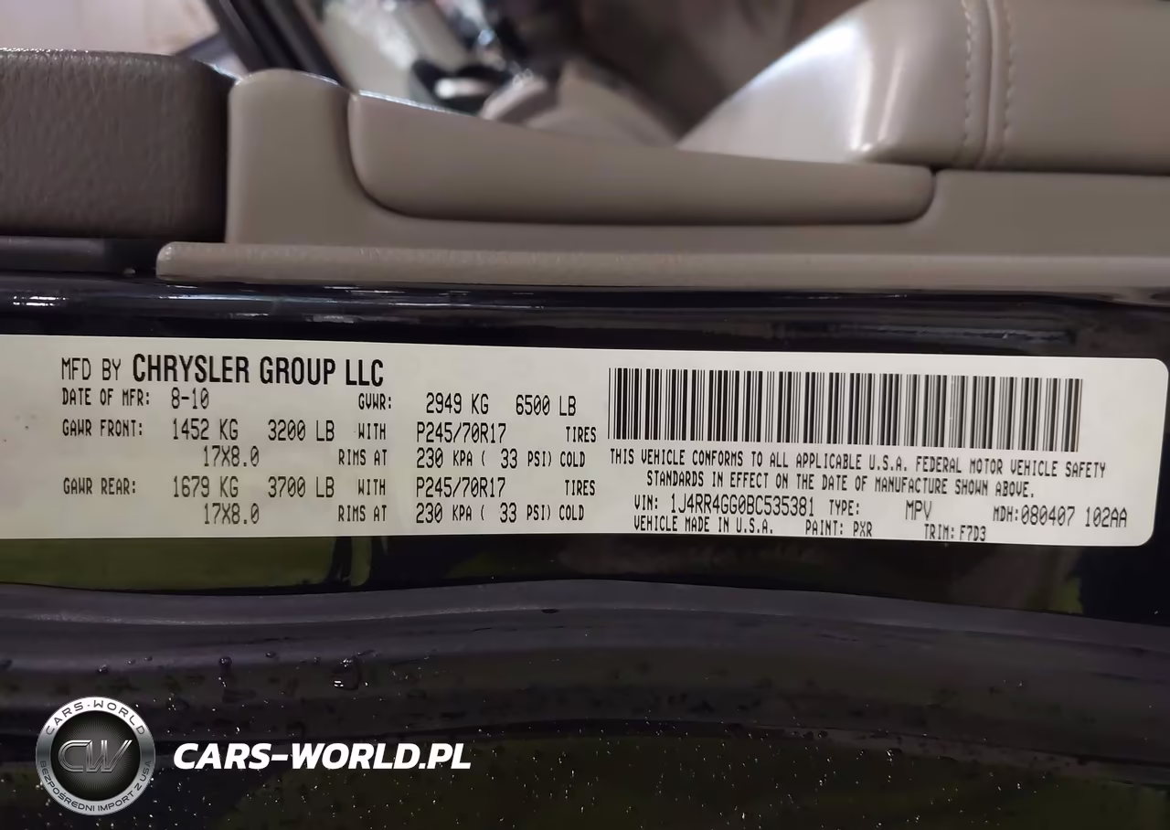 2011 Jeep Grand Cherokee Laredo VIN:1J4RR4GG0BC535381 - 9
