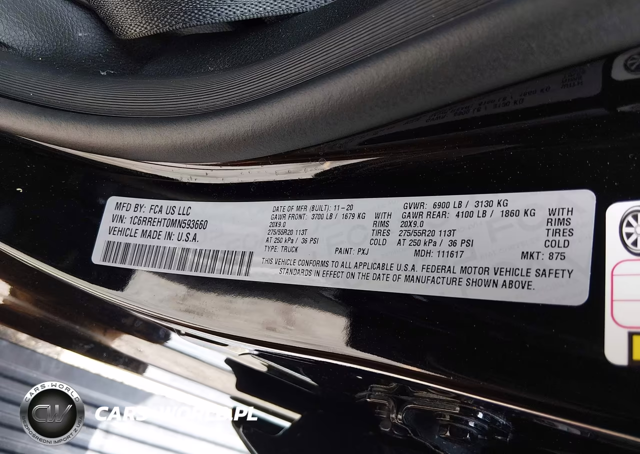 2021 Ram 1500 Limited 4X2 5'7 Box VIN:1C6RREHT0MN593660 - 9