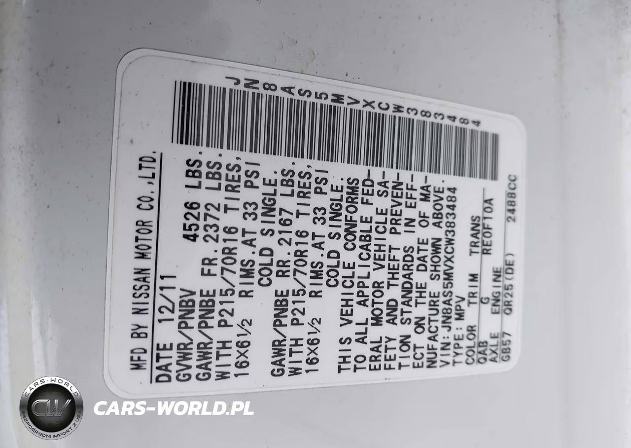 2012 Nissan Rogue S VIN:JN8AS5MVXCW383484 - 9