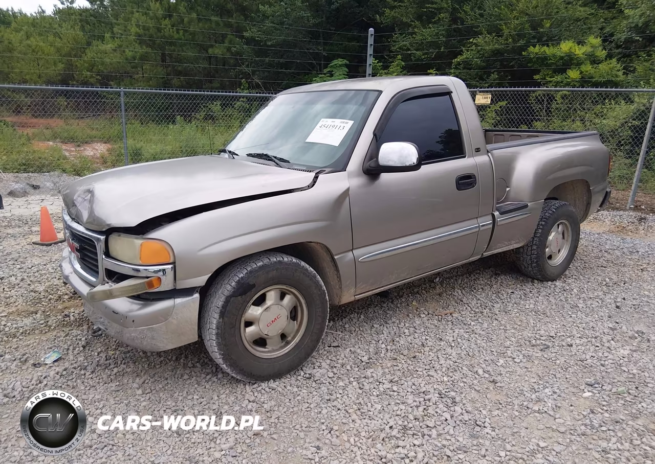 2002 GMC Sierra 1500 Sle VIN:1GTEC14T02Z124033 - 2