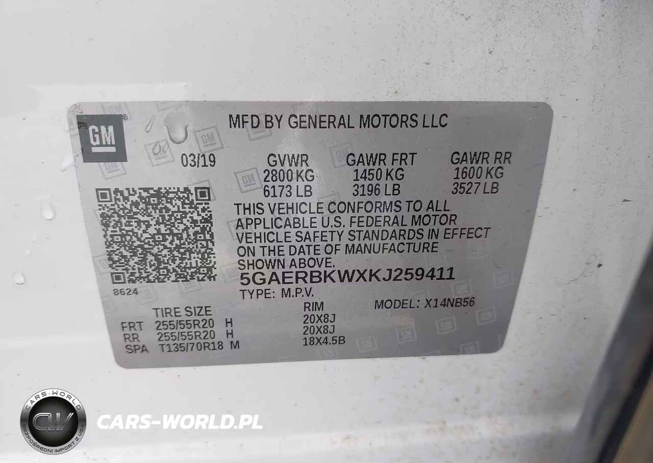 2019 Buick Enclave Fwd Essence VIN:5GAERBKWXKJ259411 - 9