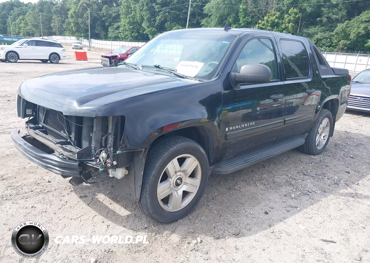 2008 Chevrolet Avalanche 1500 Ls VIN:3GNEC12088G306992 - 2