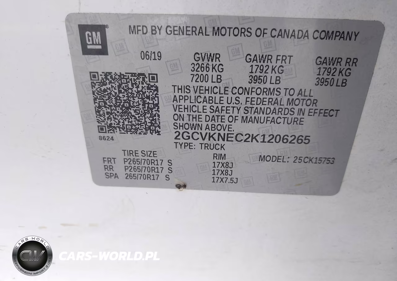 2019 Chevrolet Silverado 1500 Ld Wt VIN:2GCVKNEC2K1206265 - 9