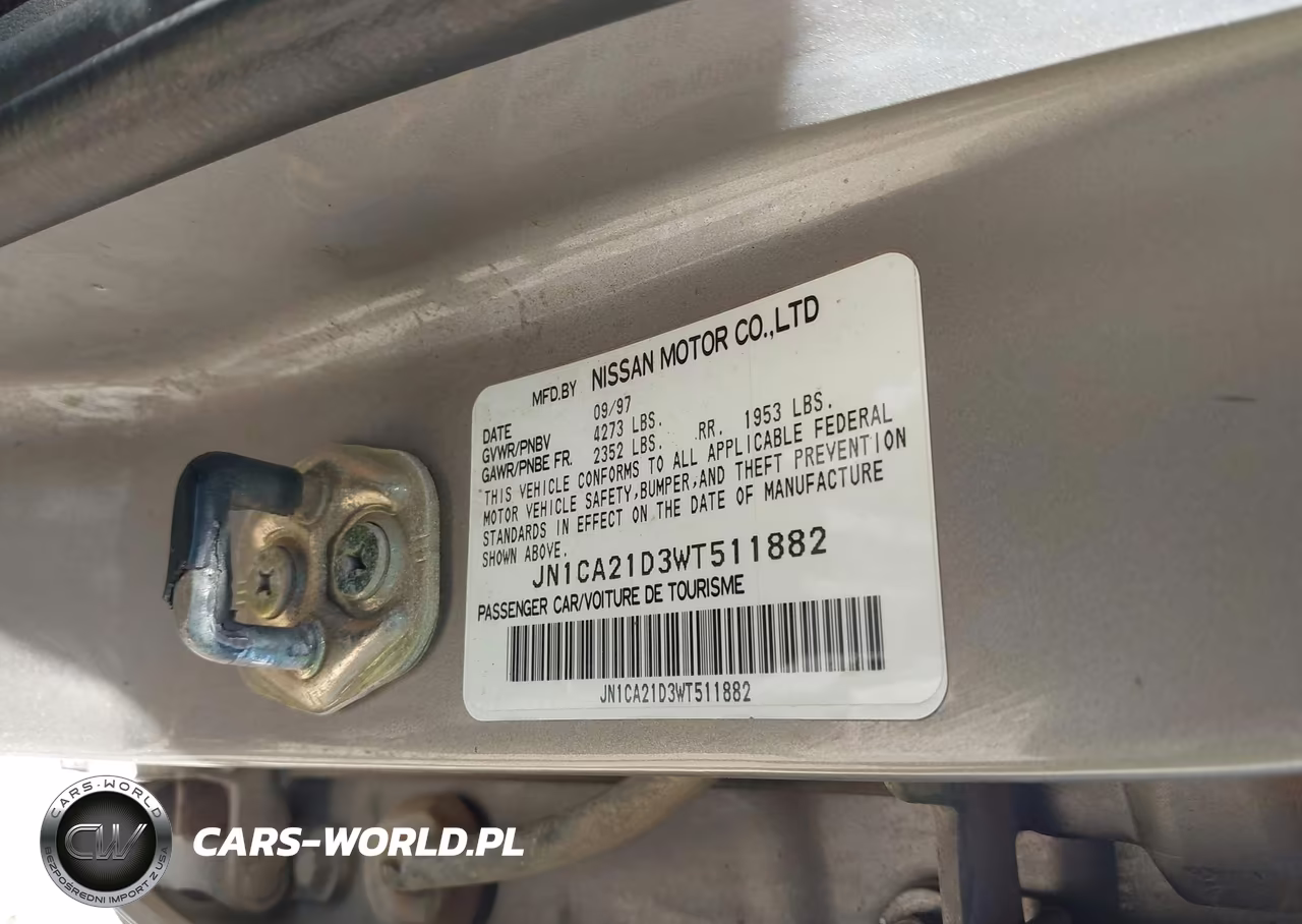 1998 Nissan Maxima Gle-Gxe-Se VIN:JN1CA21D3WT511882 - 9
