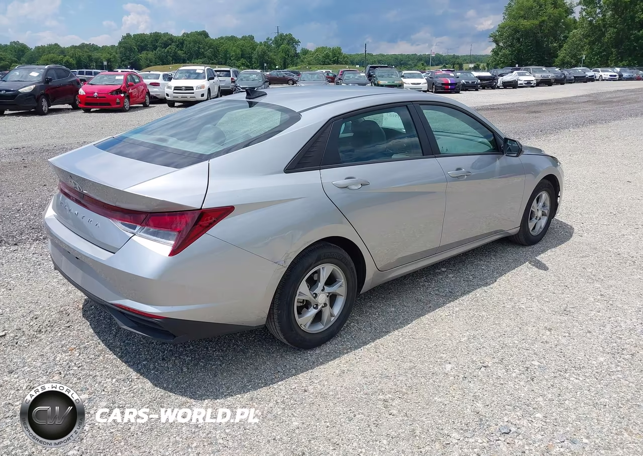 2021 Hyundai Elantra Se VIN:5NPLL4AG2MH046140 - 4