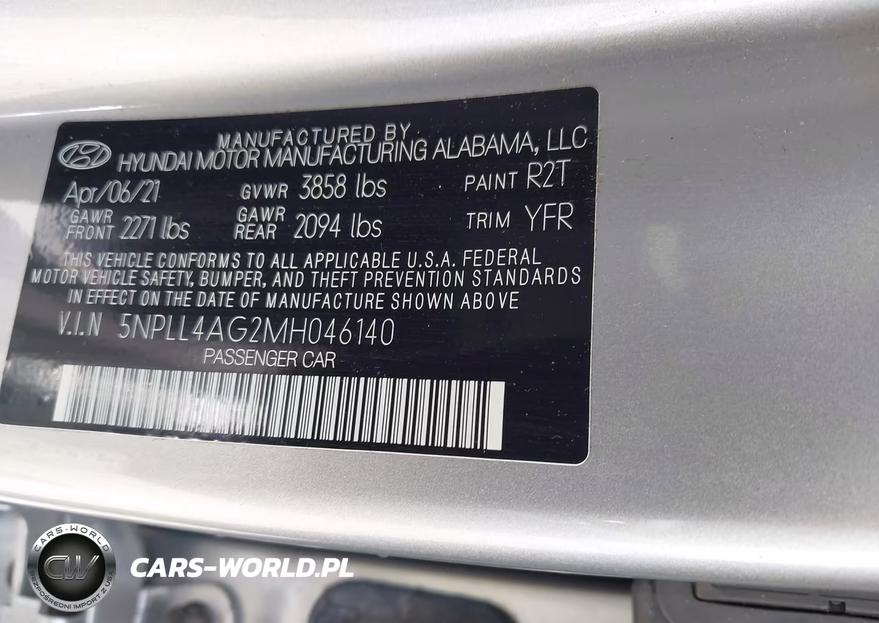 2021 Hyundai Elantra Se VIN:5NPLL4AG2MH046140 - 9