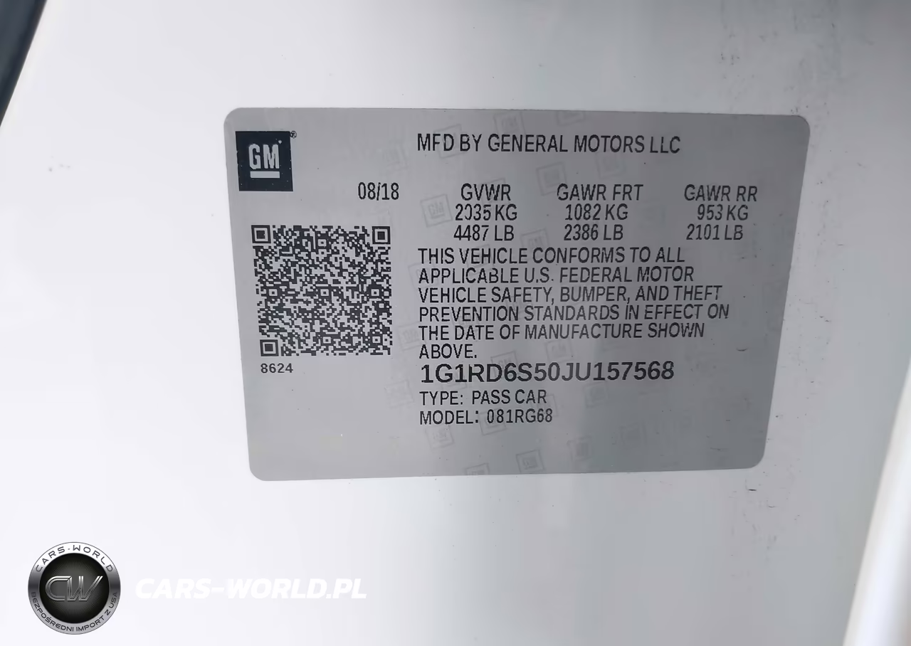 2018 Chevrolet Volt Premier VIN:1G1RD6S50JU157568 - 9