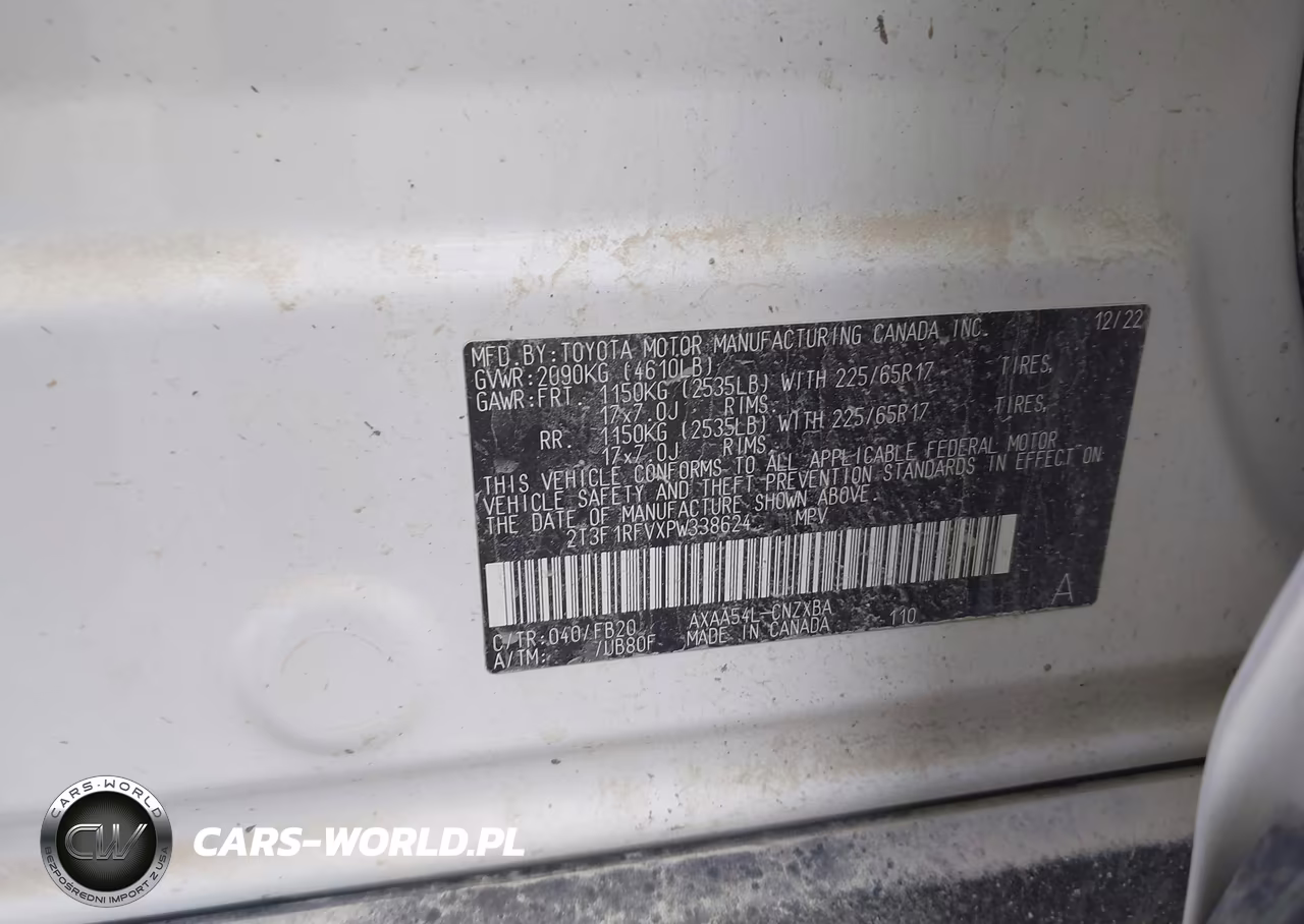 2023 Toyota Rav4 Le VIN:2T3F1RFVXPW338624 - 9