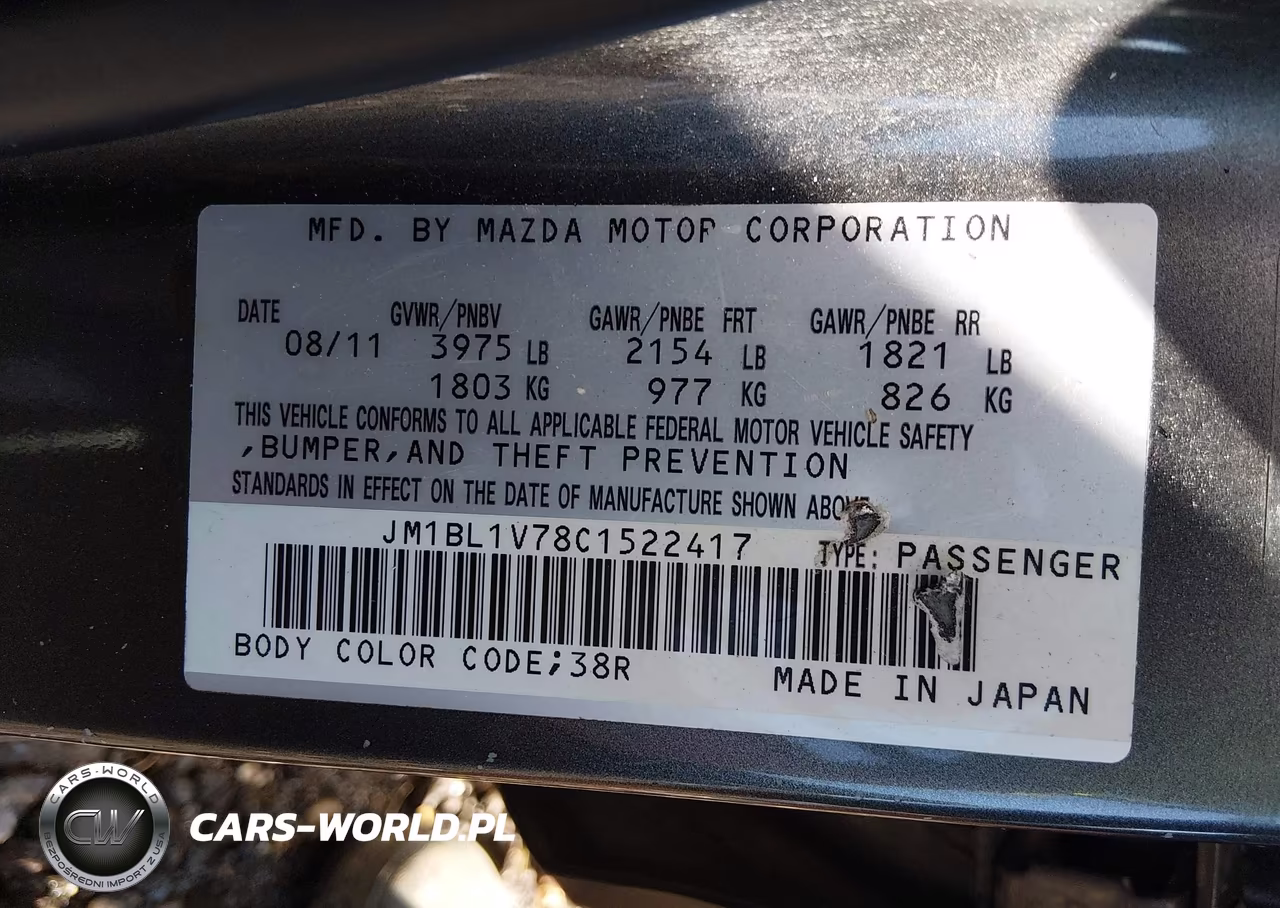 2012 Mazda Mazda3 I Touring VIN:JM1BL1V78C1522417 - 9