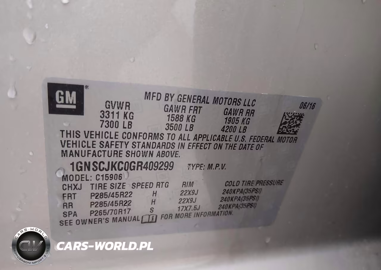 2016 Chevrolet Suburban Ltz VIN:1GNSCJKC0GR409299 - 9