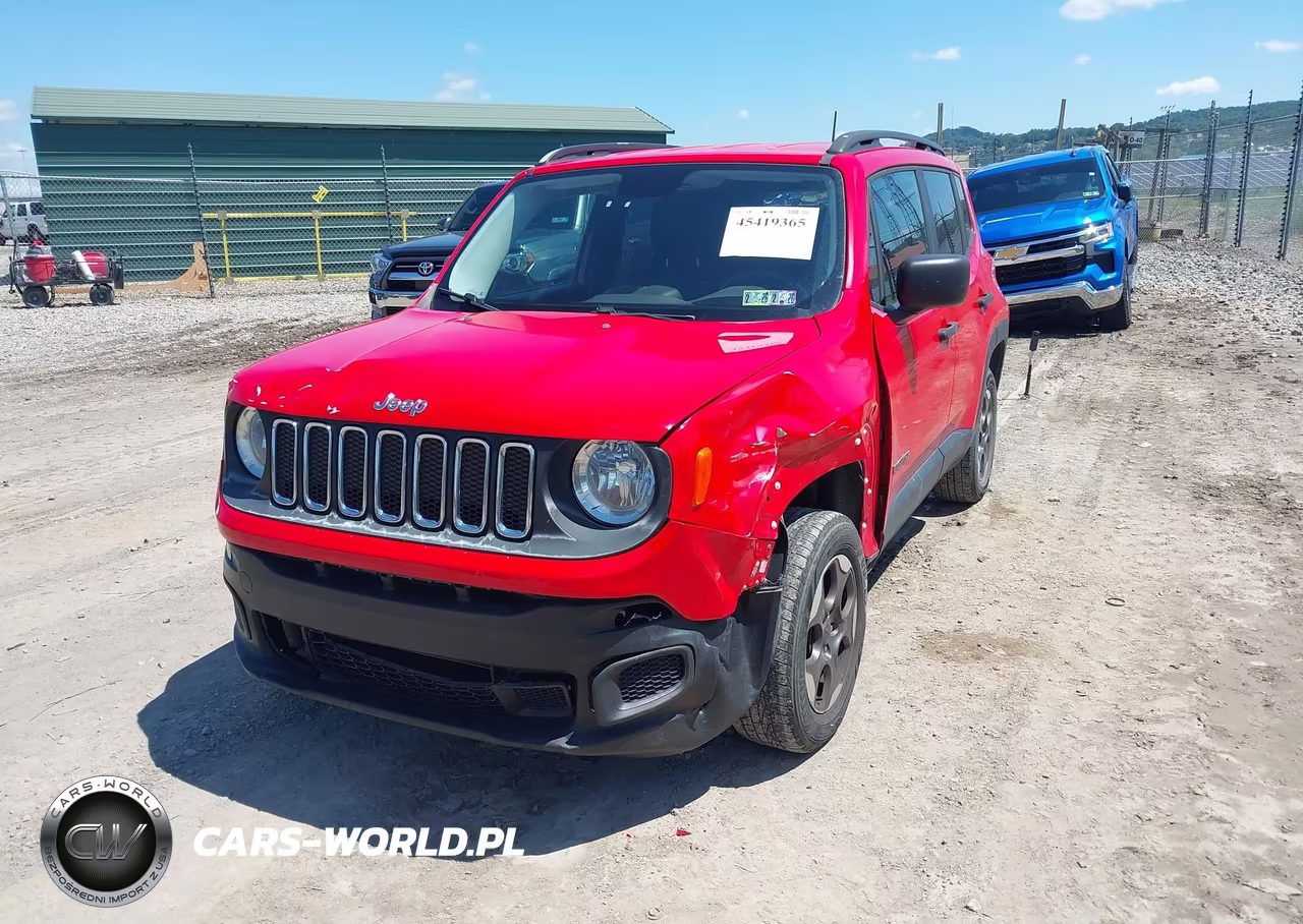 2017 Jeep Renegade Sport 4X4 VIN:ZACCJBABXHPG20771 - 2