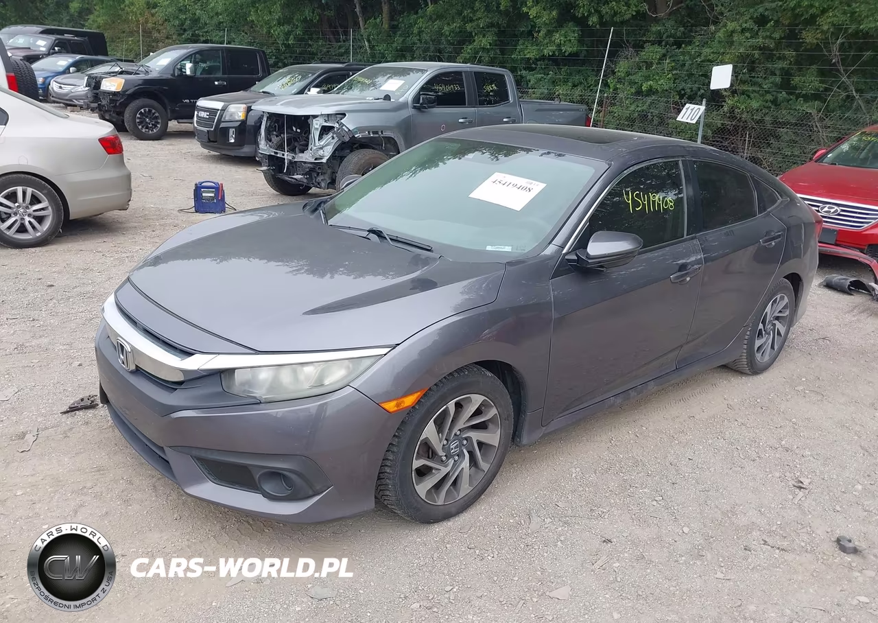 2016 Honda Civic Ex VIN:19XFC2F83GE012879 - 2