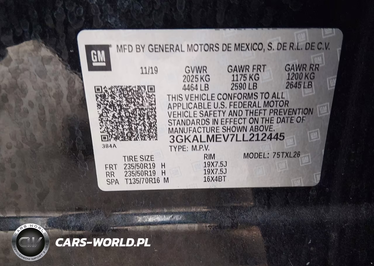 2020 GMC Terrain Fwd Sle VIN:3GKALMEV7LL212445 - 9