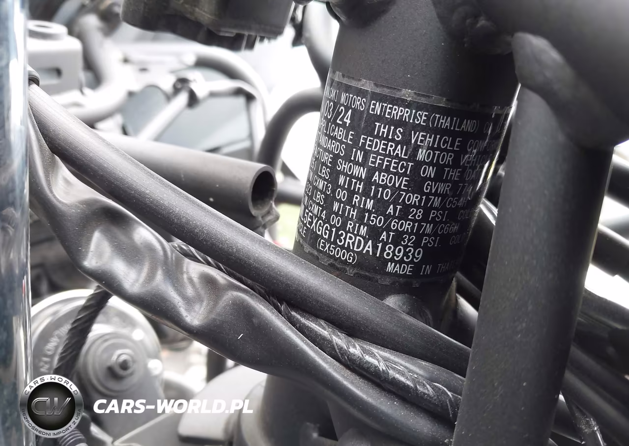 2024 Kawasaki Ex500 VIN:ML5EXGG13RDA18939 - 10