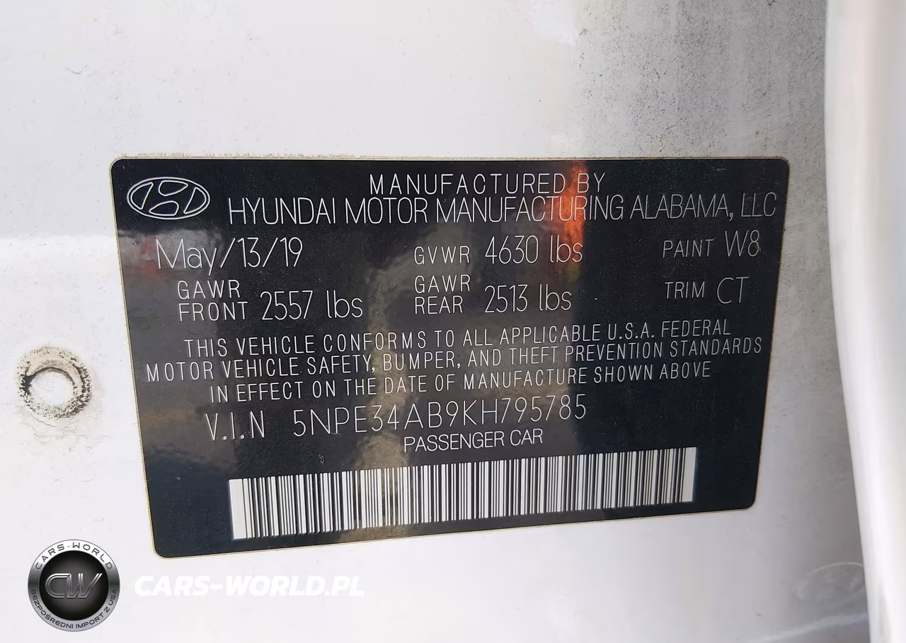 2019 Hyundai Sonata Limited 2.0T VIN:5NPE34AB9KH795785 - 9