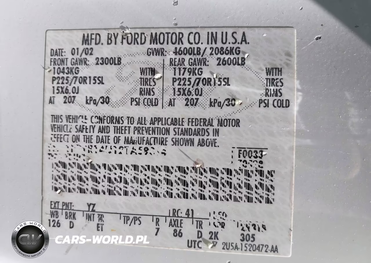 2002 Ford Ranger Edge-Tremor-Xl-Xlt VIN:1FTYR14U12TA59314 - 9