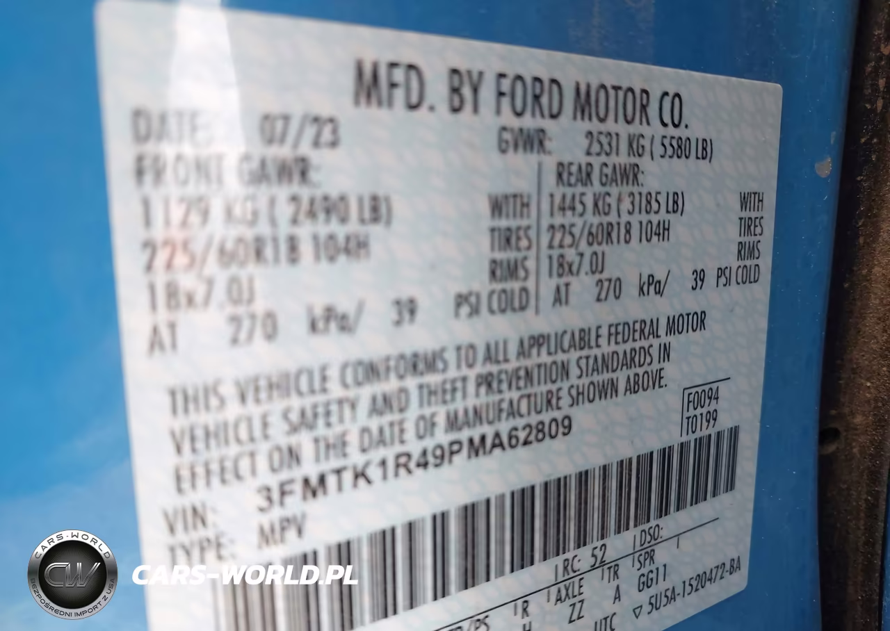 2023 Ford Mustang Mach-E Select VIN:3FMTK1R49PMA62809 - 9