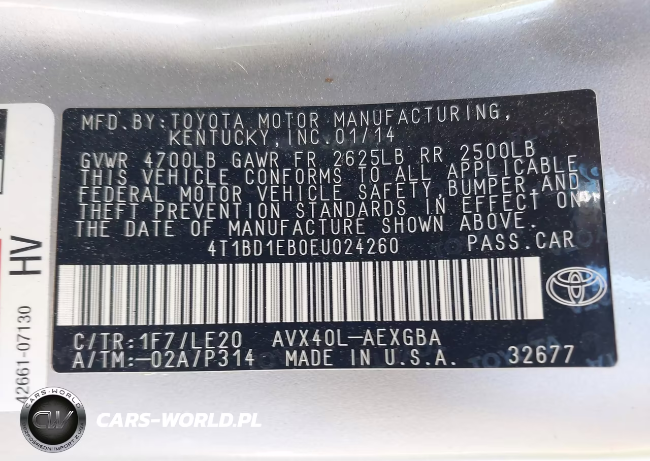 2014 Toyota Avalon Hybrid Xle Touring VIN:4T1BD1EB0EU024260 - 9